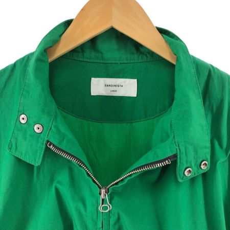  SANDINISTA メンズ ジャケット スイングトップ サイズL グリーン