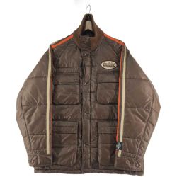 〇〇 PHERROW'S フェローズ メンズ 中綿ジャケット サイズM 07F-BEJ1 ブラウン×オレンジ Bランク