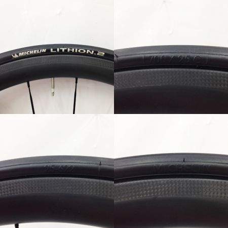  MICHELIN ミシュラン Michelin Lithion 2 装着 中華カーボンホイール 前後セット