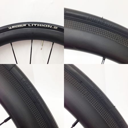  MICHELIN ミシュラン Michelin Lithion 2 装着 中華カーボンホイール 前後セット