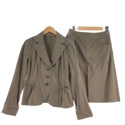 〇〇 Leilian レリアン レディース スーツ サイズ9 チャコールグレー Bランク