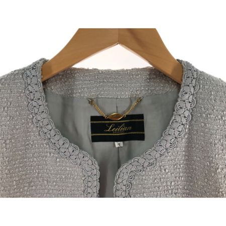  Leilian レリアン レリアン スーツ サイズ7 ライトグレー