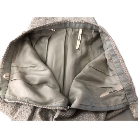  Leilian レリアン レリアン スーツ サイズ7 ライトグレー