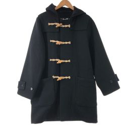 〇〇 Schott ショット メンズ コート ロングダッフルコート サイズS ブラック Bランク