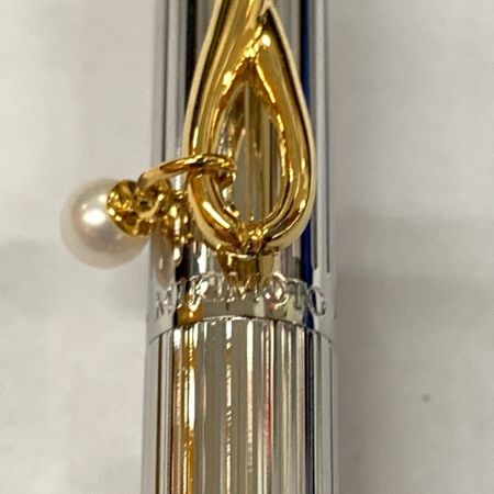  MIKIMOTO ミキモト パール ボールペン  シルバー x ゴールド インク残量不明