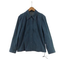  Leilian レリアン レディース ジャケット サイズ11 ネイビー Bランク