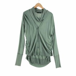 〇〇 BASILE28 バジーレベントット レディース アンサンブル サイズ40 黄緑 Cランク