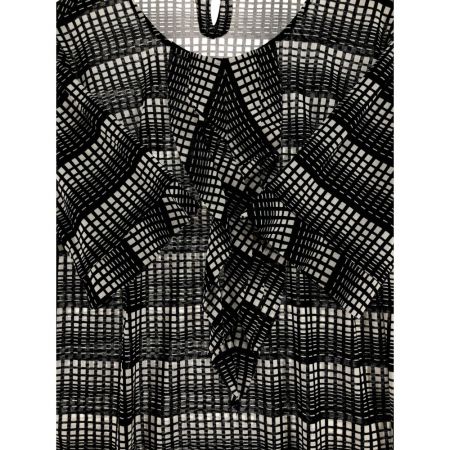  Leilian レリアン レディース セットアップ サイズ13+ ブラック×ホワイト