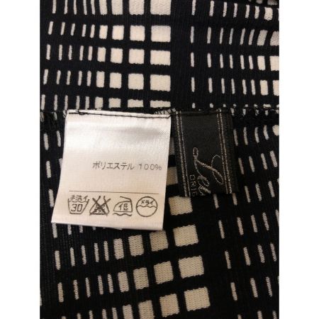  Leilian レリアン レディース セットアップ サイズ13+ ブラック×ホワイト