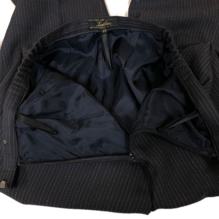  Leilian レリアン レディース ストライプ ベスト＆ボトム サイズ11 グレー