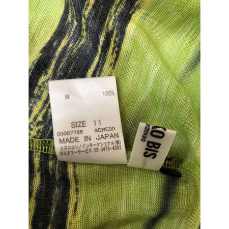  HIROKO BIS ヒロコ ビス レディース チュニック サイズ11 黄緑