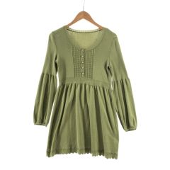  Leilian レリアン レディース チュニック サイズ9 黄緑 Bランク