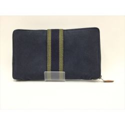 〇〇 HERMES エルメス パスポートケース　フールトゥ　パースGM ネイビー x カーキ Bランク