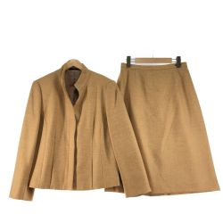 〇〇 DAKS ダックス レディース スーツ サイズ13ABR ベージュ Bランク