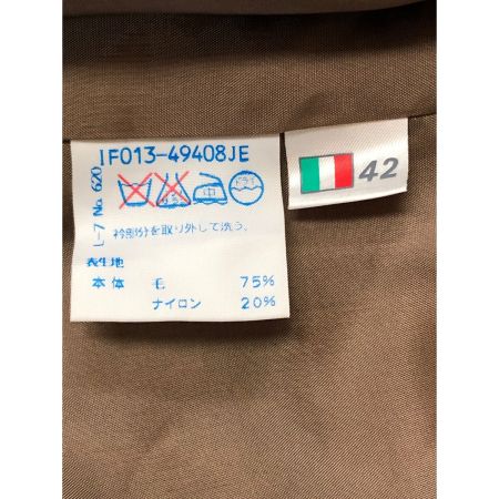  CORDIER コルディア レディース ジャケット サイズ42 ファー付き ブラウン