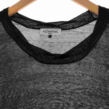  HIROKO BIS ヒロコ ビス レディース シースルーチュニック サイズ9 ブラック