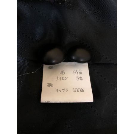  TISSUE 十仁プラザ レディース ジャケット 千鳥格子 サイズ40 ホワイト×パープル