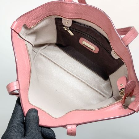  Ferragamo フェラガモ  バッグ ハンドバッグ ガンチーニ  レザー  コーラルピンク