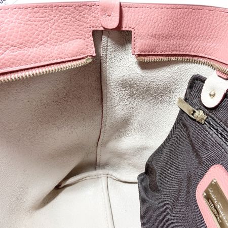  Ferragamo フェラガモ  バッグ ハンドバッグ ガンチーニ  レザー  コーラルピンク
