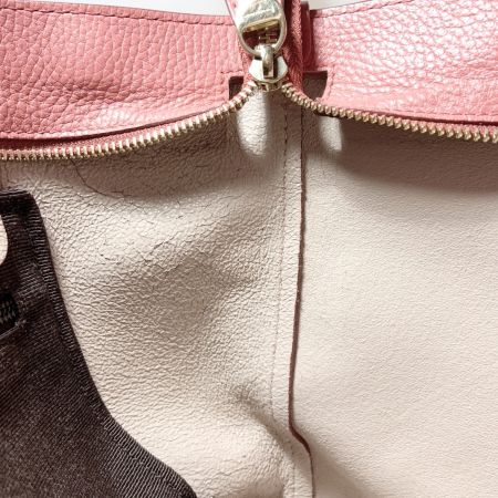  Ferragamo フェラガモ  バッグ ハンドバッグ ガンチーニ  レザー  コーラルピンク