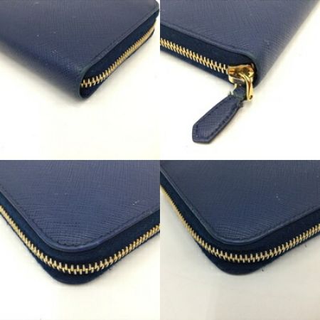  PRADA プラダ ラウンドファスナー 財布・長財布 1L506 ブルー