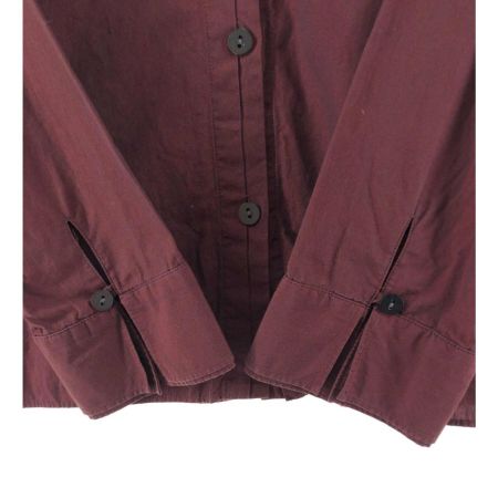  HIROKO BIS ヒロコ ビス レディース シャツ ストライプ サイズ11 エンジ