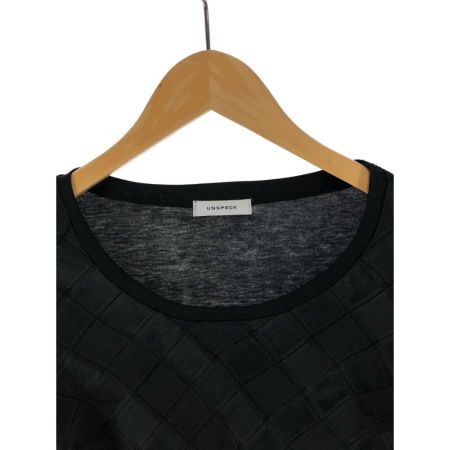  UNSPECK レディース カットソー 7分袖カットソー  ブラック