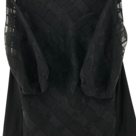  UNSPECK レディース カットソー 7分袖カットソー  ブラック