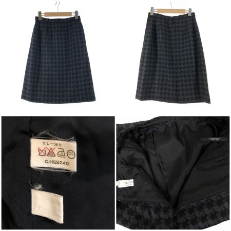  Leilian レリアン レディース スーツ サイズXL ネイビー