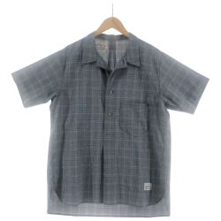 〇〇 anachronorm アナクロノーム メンズ 半袖シャツ サイズ2 グレー Aランク