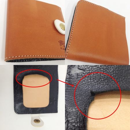  IL BISONTE イルビゾンテ ジャパンエクスクルーシブコレクションパート1 財布 キャメル×ホワイト x カーキ 現状渡し