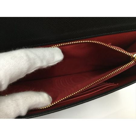  PRADA プラダ  バッグ チェーンウォレット PRADA サフィアーノ  1BP012 ブラック