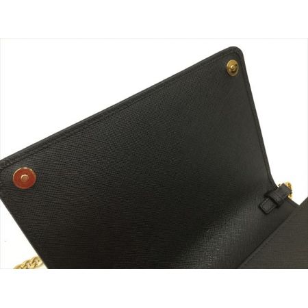  PRADA プラダ  バッグ チェーンウォレット PRADA サフィアーノ  1BP012 ブラック