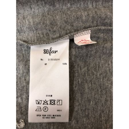  So far ソーファー メンズ Tシャツ サイズ1 グレー