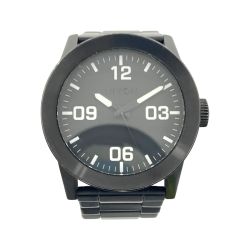 〇〇 NIXON ニクソン THE PRIVATE クォーツ 腕時計 ブラック 現状渡し  Cランク