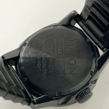  NIXON ニクソン THE PRIVATE クォーツ 腕時計 ブラック 現状渡し 