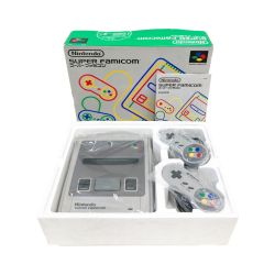 〇〇 Nintendo ニンテンドウ スーパーファミコン 本体 コントローラー×2  SHVC-001 現状渡し Dランク