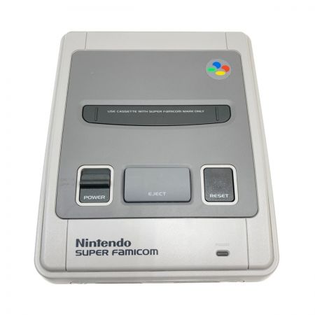 Nintendo ニンテンドウ スーパーファミコン 本体 コントローラー×2 SHVC-001 現状渡し