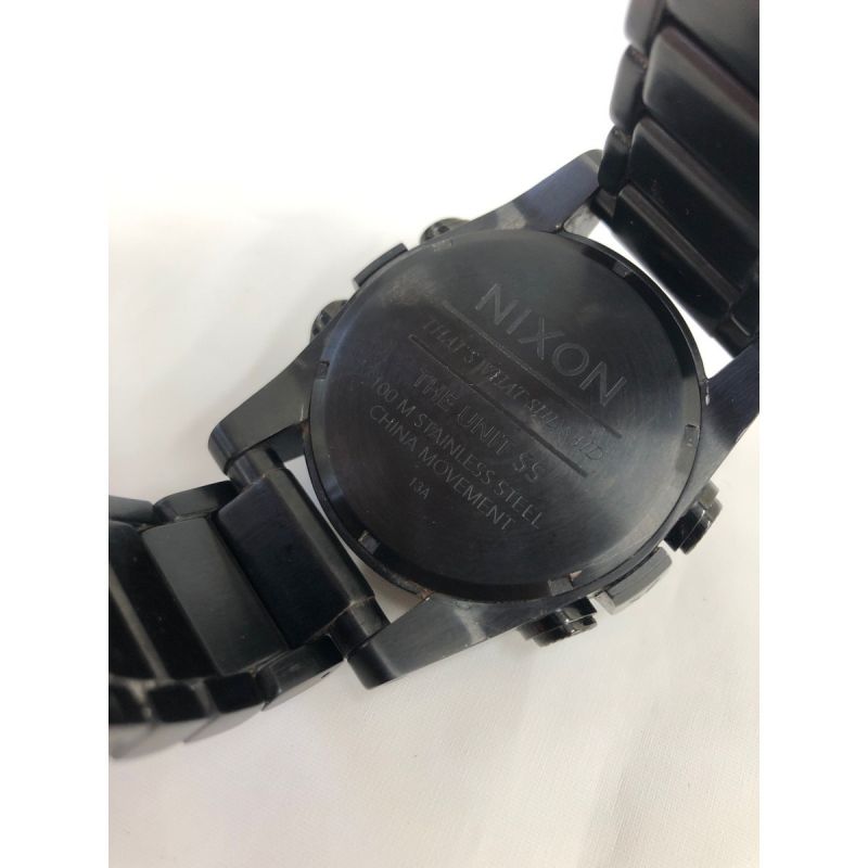 中古】 NIXON ニクソン メンズ 腕時計 THE UNIT SS ブラック｜総合