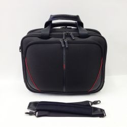 〇〇 McLaren x Samsonite Black Label ブリーフケース ブラック×レッド Cランク