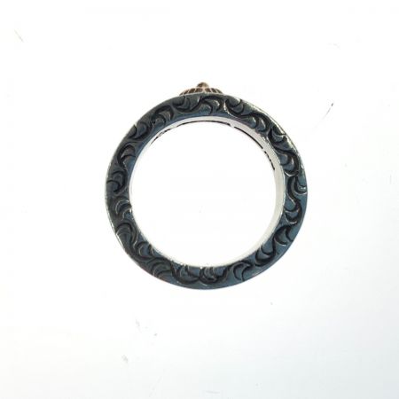  ARIZONA FREEDOM アリゾナフリーダム 太陽神 唐草 K18 SILVER 刻印 9号 リング  シルバー  x ゴールド