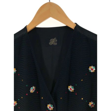  ITALIYA イタリヤ レディース ベスト 伊太利屋 サイズ9 ブラック