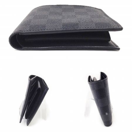  LOUIS VUITTON ルイヴィトン 2つ折り財布 ダミエグラフィット ポルトフォイユ マルコNM N63336