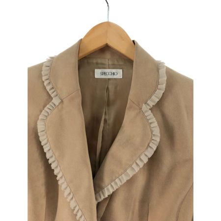  SPECCHIO スペッチオ レディース ジャケット サイズ40 カーキ
