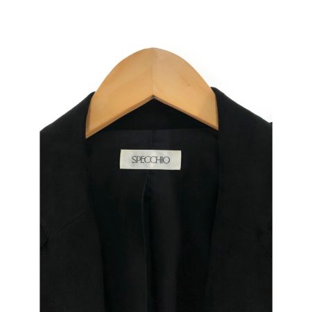  SPECCHIO スペッチオ レディース ジャケット サイズ40 ブラック