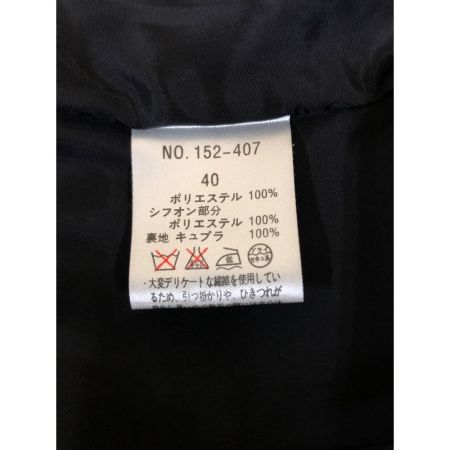  SPECCHIO スペッチオ レディース ジャケット サイズ40 ブラック