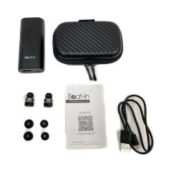 〇〇 Boat-in Power Bank Bluetooth対応 ワイヤレスイヤホン ブラック Bランク