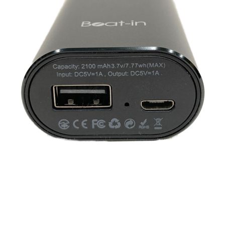  Boat-in Power Bank Bluetooth対応 ワイヤレスイヤホン ブラック