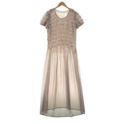 〇〇 SPECCHIO スペッチオ レディース ワンピース サイズ40 ベージュ Bランク