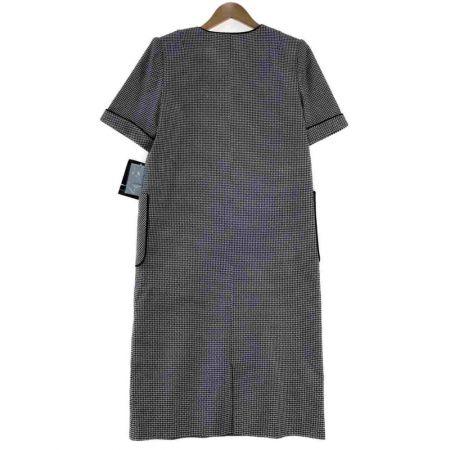  Leilian レリアン レディース　ワンピース　半袖　９号 ホワイト×ブラック